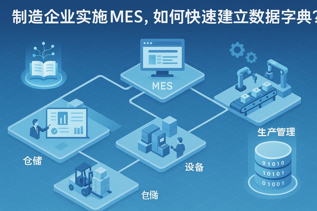 制造企业实施 MES，如何快速建立数据字典？